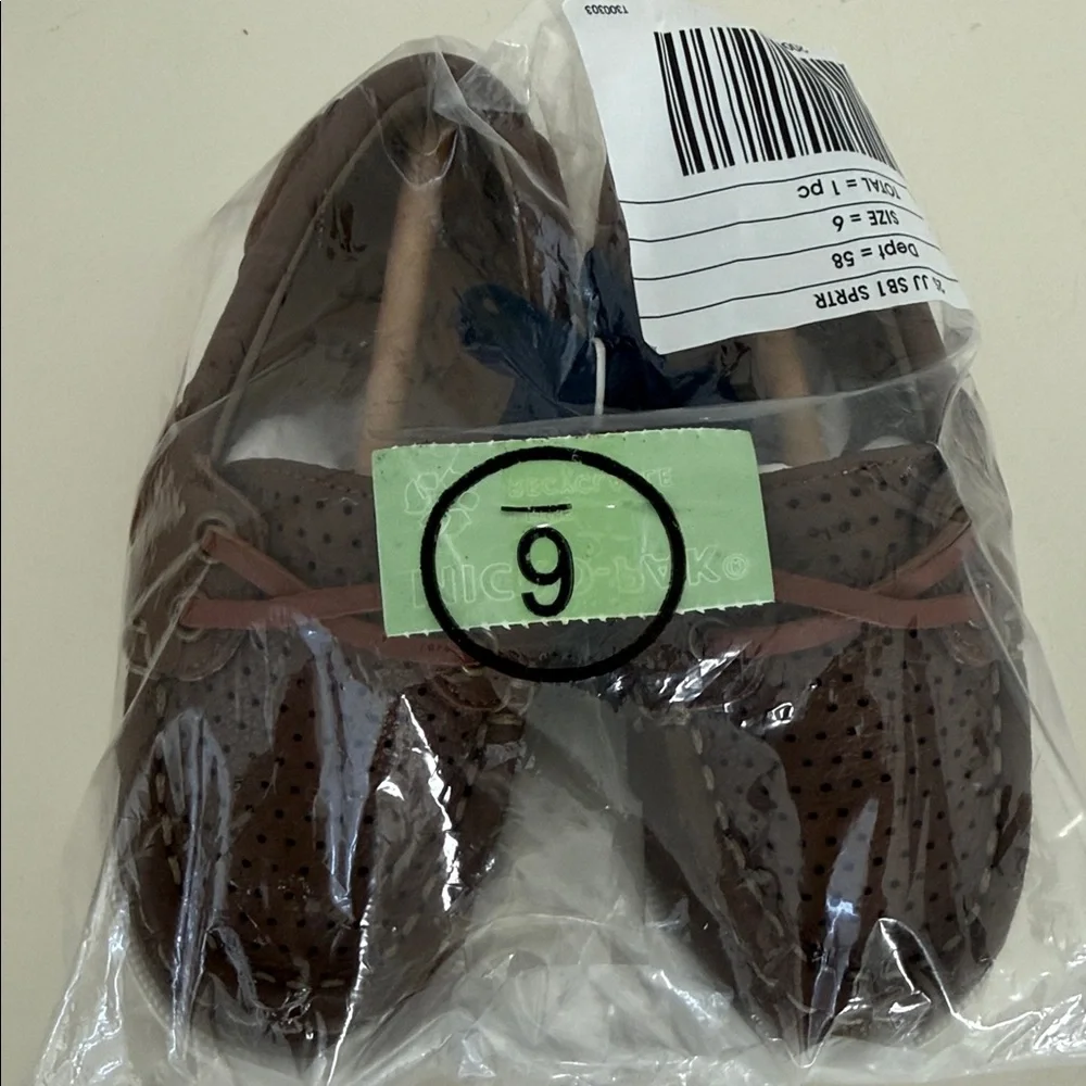 Janie and Jack Brown Moccasin Kids Shoes